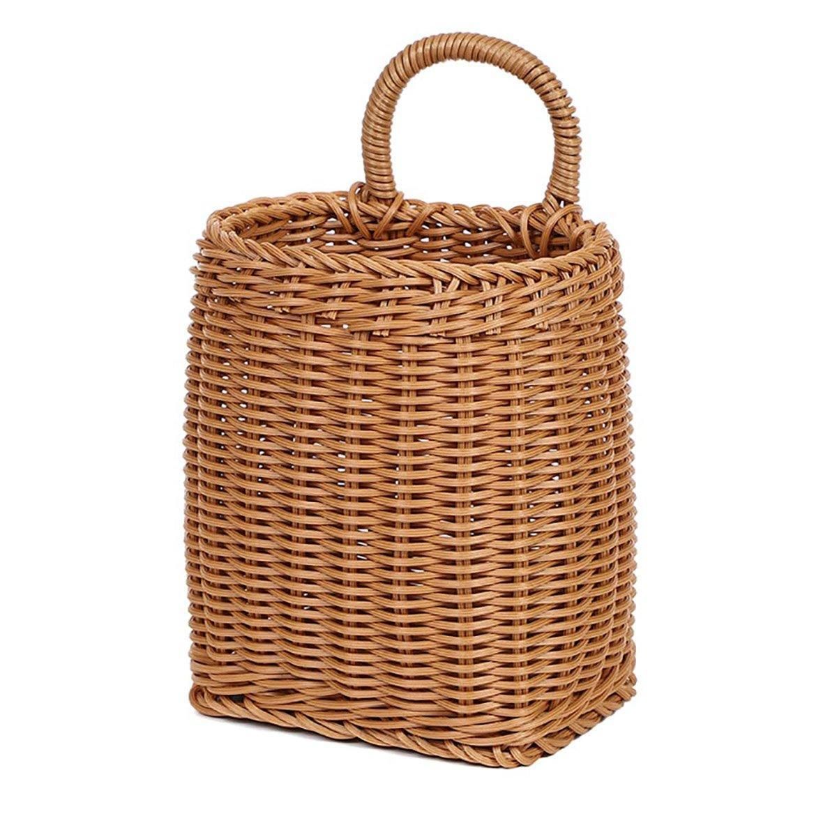 Vintage Wall-Hanging Storage Basket - 12cm